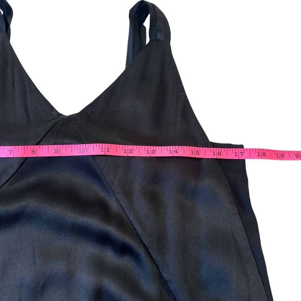 H&M Black Classic Intimate Style Babydoll Fairy Event Slip Midi Dress, Size 8 - Picture 9 of 12